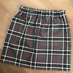 LILIANNA Grey Tartan Skirt