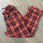 CIARA Orange Tartan Trousers