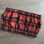 CIARA Orange Tartan Bandeau