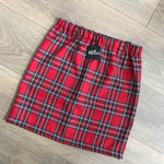 APRIL Red Tartan Skirt