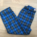 WILLOW Blue Tartan Trousers