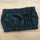 ROWAN Navy/Green Tartan Bandeau